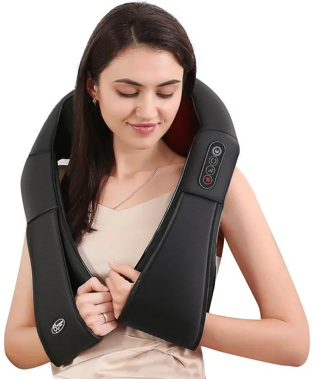Main image of Shiatsu Neck and Back Massager with Soothing Heat, Electric Shoulder Massage 8 Nodes Deep Tissue 3D Kneading Massages for Pain Relief, Best Christmas Gifts for Man, Woman, Friends, Parents