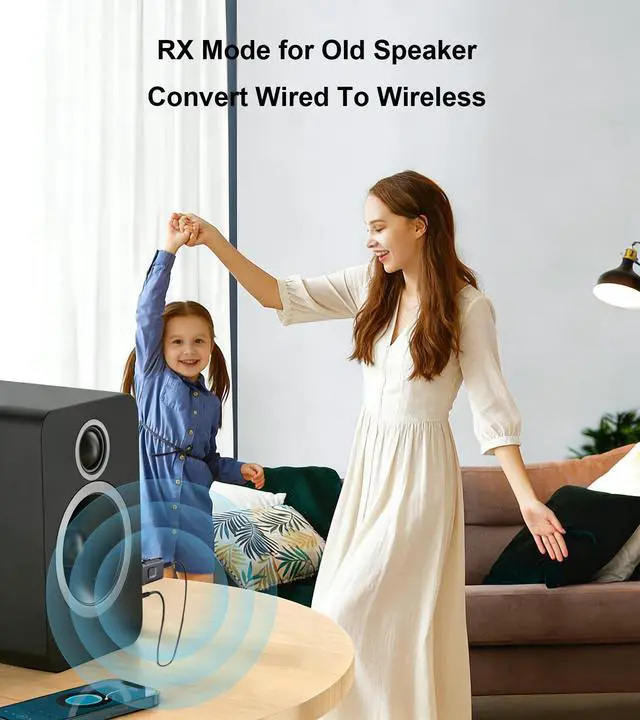 Alt view image 5 of 7 - Bluetooth Transmitter for TV to Headphones USB & 3.5mm Ada