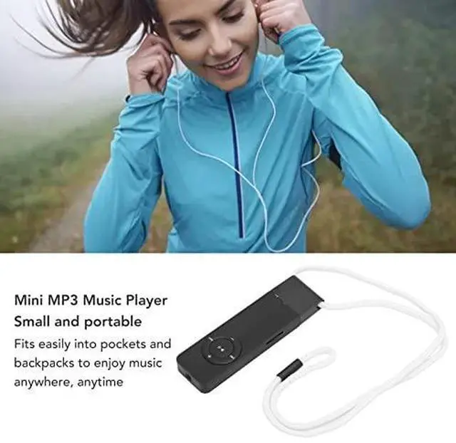 Alt view image 3 of 7 - MP3 Player with Lossless Sound, Portable Music Player with 64GB Expandable Memory, Long Battery Life Mini MP3 for Running, Gym, Trave (Black)