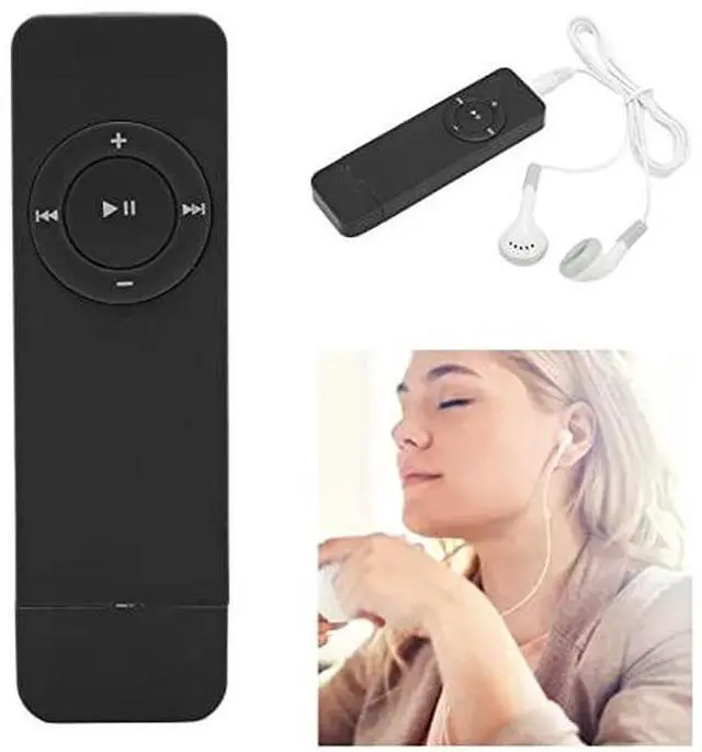 Alt view image 7 of 7 - MP3 Player with Lossless Sound, Portable Music Player with 64GB Expandable Memory, Long Battery Life Mini MP3 for Running, Gym, Trave (Black)