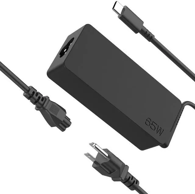 Main image of 65W USB C Laptop Charger Compatible with Lenovo ThinkPad T14 T14s T15 T16 E14 E15 E16 Gen 5 4 3 2 1 X1 Carbon, Yoga 7i, Chromebook Computer Power Cord AC Adapter