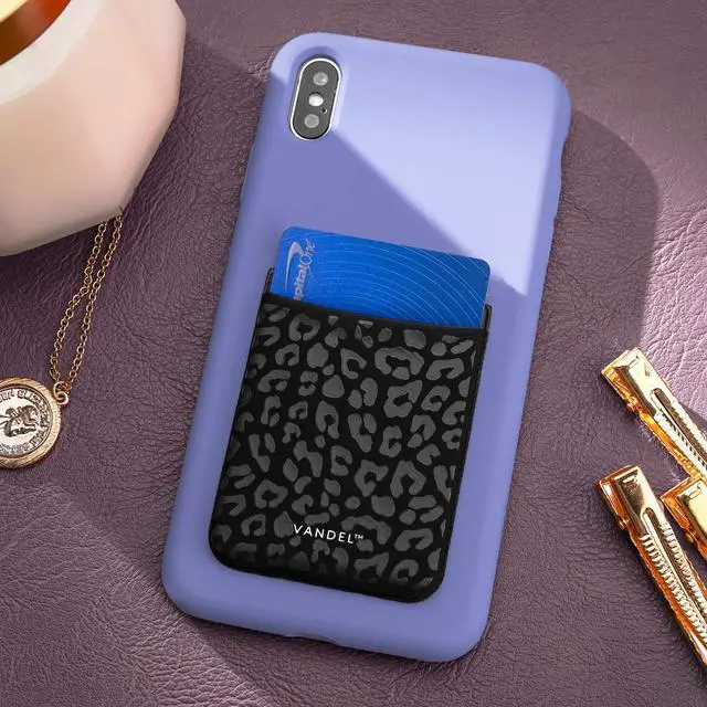 Alt view image 4 of 7 - Pocket Stick-On Fabric Phone Wallet Stick On for Women, Cute Credit Card Holder for Phone Case, Stick On Back of Phone Fabric Sleeve for iPhone Pocket
