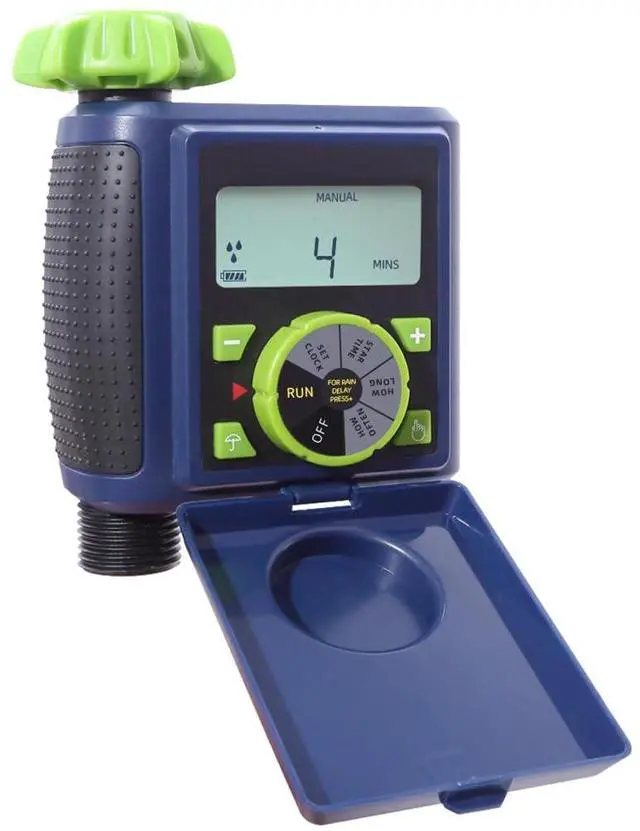 Main image of Single Water Timer Garden Irrigation Controller Sprinkler Hose Timer with Big Dial&Large LCD Screen Automatic Electronic Solenoid Valve
