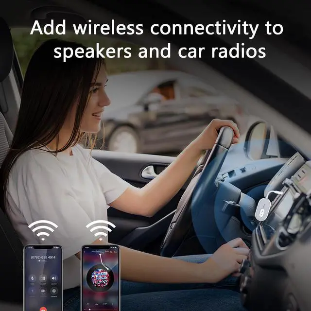 Alt view image 4 of 7 - Bluetooth 5.3 Adapter for Airplane, Bluetooth Transmitter Receiver for 2 AirPods or BT Devices, Low Latency, Audio Adpater with 3.5mm Jack & RCA Cable for TV PC Gym Switch Car/Home Stereo