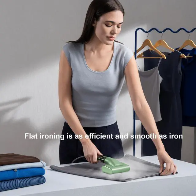 Alt view image 3 of 7 - G10 Pro Travel Steamer for Clothes, 110-240V Portable Garment Steamer & Iron 2-in-1, 2 Steam Modes for All Fabrics Wrinkle Remover, 15s Fast Heat Up 1200W Steam for Global and Europe