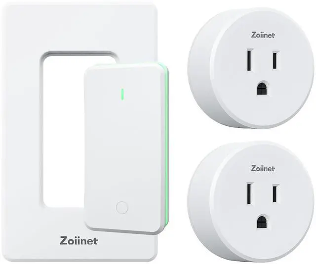 Main image of Remote Control Outlet Plug Switch, Buckle Design & Removable Wireless Light Switch, No Wiring Needed, 300 ft, 15A/1500W, Programmable, for Household Appliances(2 Pack)