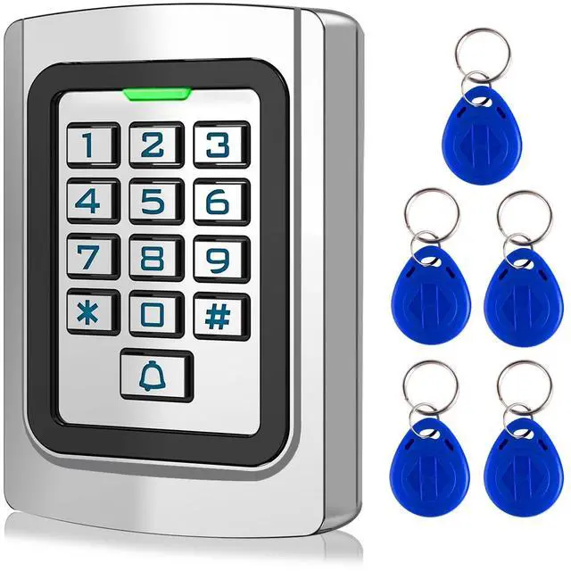 Main image of Universal Wired Access Control Keypad, 12V DC Metal Door Keypad, PIN Code & ID Card Key pad, IP68 Waterproof, 2000 Users, for Garage Door, Gate Opener, Magnetic Lock and Access Control Systems