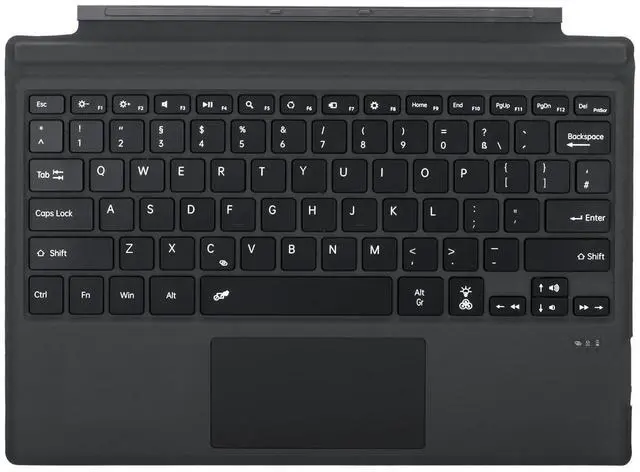 Main image of Type Cover for Microsoft Surface Pro 7+ / Pro 7/6 / 5/4 / 3, 12.3 inch, Ultra-Slim Bluetooth Keyboard with Multi-Touchpad (Black No Backlit)