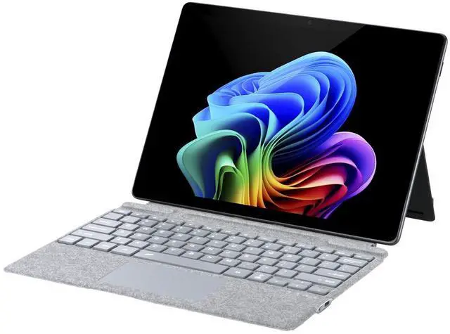 Main image of Type Cover for Microsoft Surface Pro 13 inch, Compatible with Surface Pro 11/10 / 9/8 / X, Slim Keyboard with Trackpad Mouse, Backlit & Pen Holder (Light Gray)