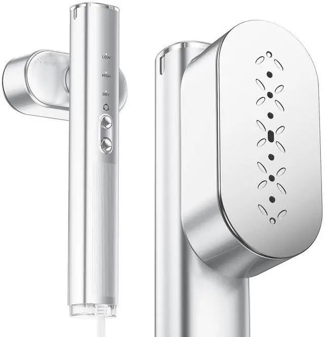 Main image of Travel Steamer for Clothes,100-240V Portable Garment Steamer, SteamerIron 2 In 1, 30s Fast Heat-up,120ml Water Tank,Large Ceramic Heat Panel,Handheld Steamer for Global Europe Traveling,Silver