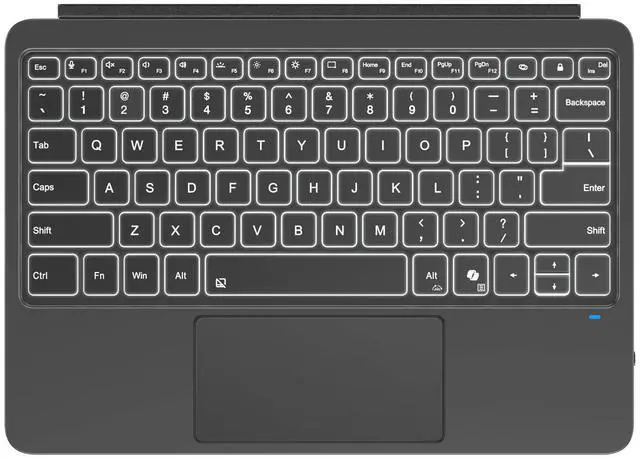 Main image of Keyboard for Microsoft Surface pro 12" 2025, Wireless Bluetooth Keyboard with LED Backlight, Black