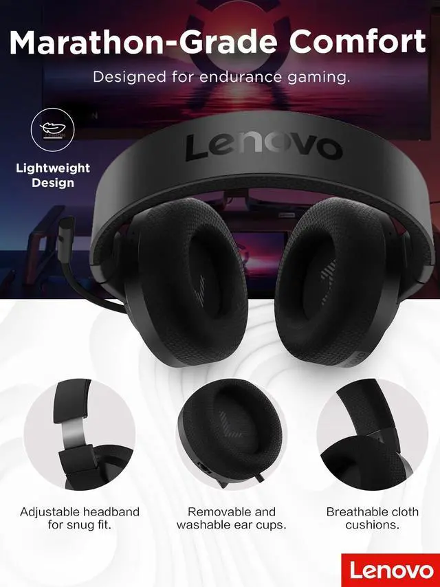 Alt view image 4 of 7 - H210 Wired Gaming Headset - 3.5mm Connection, Flip-to-Mute Noise-Cancelling Microphone, Breathable Ear Cups - Black