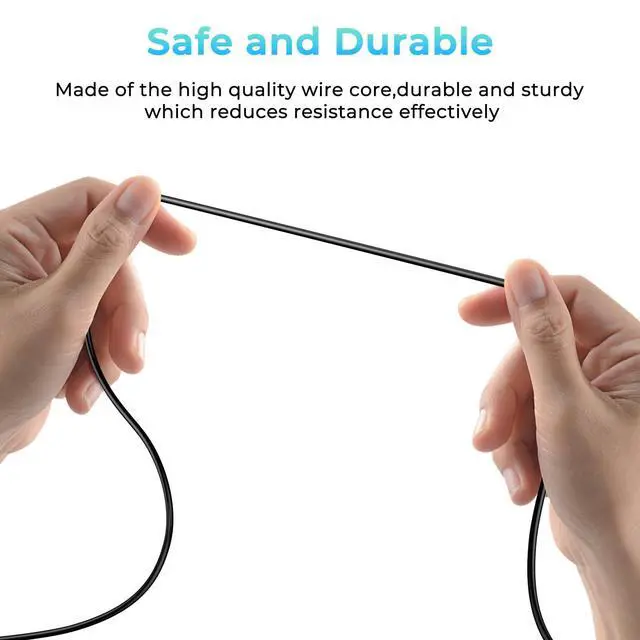Alt view image 4 of 6 - 2 Pack Mini USB Cable for PS3 Controller, 6-FT Data Charging Cord for PlayStation 3/PS Move, TI-84 Plus CE Calculator, Digital Camera