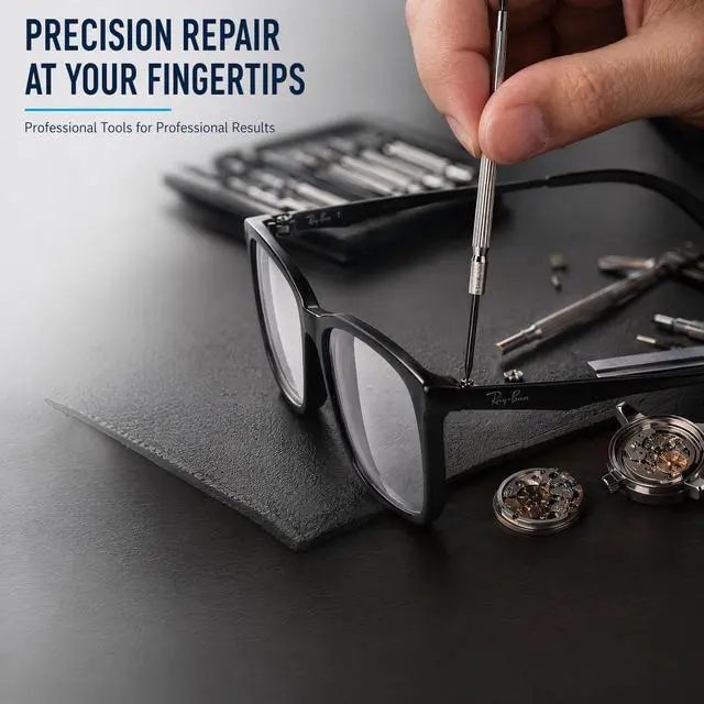 Alt view image 6 of 6 - 11PCS Mini Precision Screwdriver Set, Small Tools with 11 Size Flathead and Phillips Kit, Professional Magnetic Repair Tool for Jewelry, Ring Doorbell, Watch, iPhone, Toys, Computer, Eyeglass