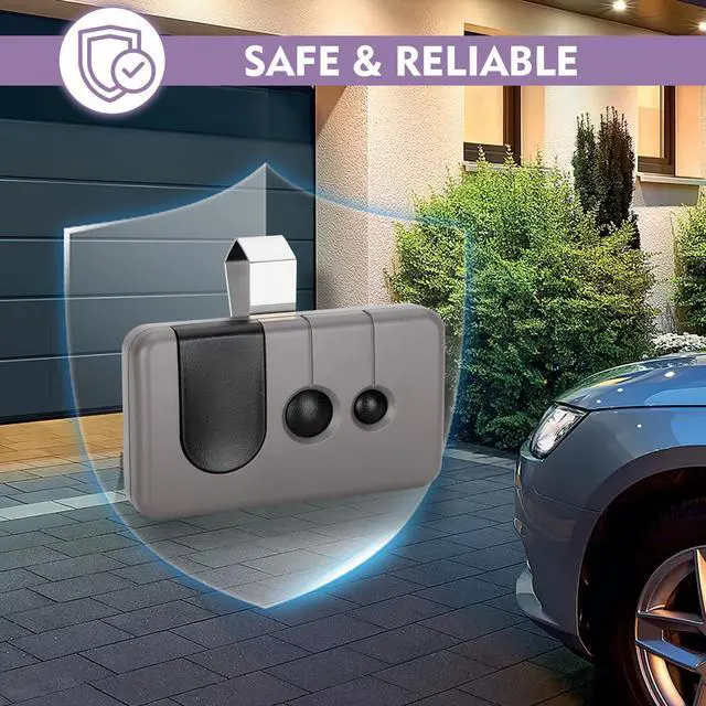 Alt view image 7 of 7 - for Sears Craftsman Garage Door Remote 139.53753 53753 139.18191 HBW2028 371LM 373LM 375LM 950CD 953D 956D, Work with Purple Learn Button ONLY(2006-2013)1 Pack