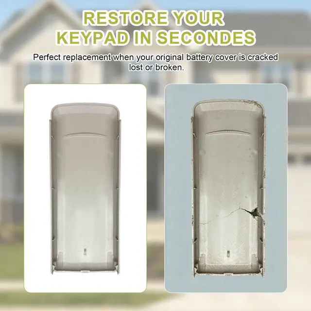 Alt view image 6 of 7 - Replacement for LiftMaster Garage Door Openers 41D621 Keyless Keypad Cover ONLY, Durable Replacement Keypad Cover for LiftMaster Garage Door Openers