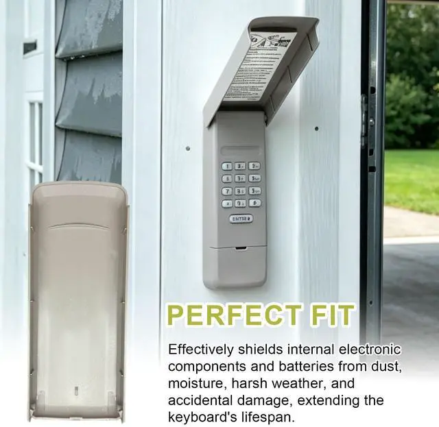 Alt view image 7 of 7 - Replacement for LiftMaster Garage Door Openers 41D621 Keyless Keypad Cover ONLY, Durable Replacement Keypad Cover for LiftMaster Garage Door Openers