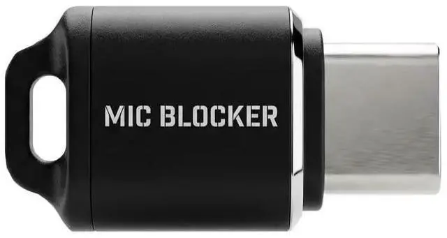 Main image of USB-C Microphone Privacy Adapter Hardware-Level Audio Input Block for Phones, Laptops & Tablets, Prevent Unauthorized Mic Access, Plug-and-Play, No App Required
