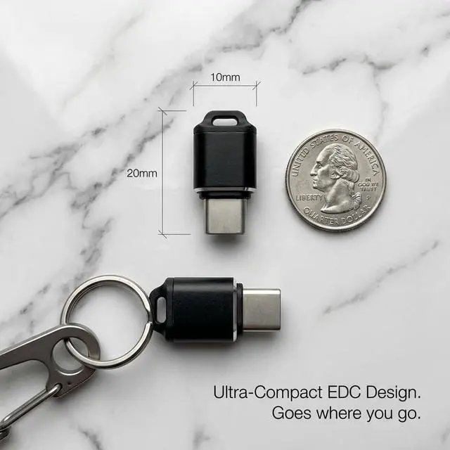 Alt view image 6 of 6 - USB-C Microphone Privacy Adapter Hardware-Level Audio Input Block for Phones, Laptops & Tablets, Prevent Unauthorized Mic Access, Plug-and-Play, No App Required