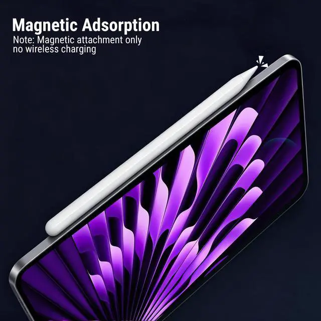 Alt view image 7 of 7 - 3X Fast Charge Stylus Pen for iPad, Active Pencil with Palm Rejection & Tilt Sensitivity, Compatible iPad 10th/9th/8th/7th/6th Gen, Air 11/13 M2/M3/5/4/3, Pro 11/12.9/13 M4, Mini A17 Pro