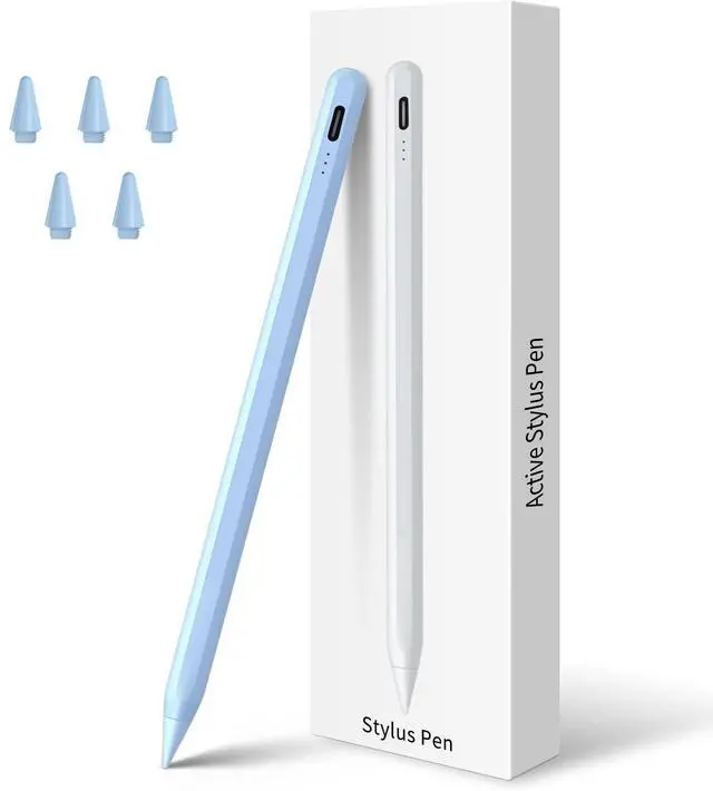Main image of Stylus Pen for iPad 11th&10th&9th Generation,Fast Charge Pencil for Apple iPad,Palm Rejection,Tilt Sensitivity,Compatible with 2018-2025 iPad11/10/9/8/7/6th,Pro 13" M4/12.9"/11",Air 3/4/5/M2,Mini 5/6