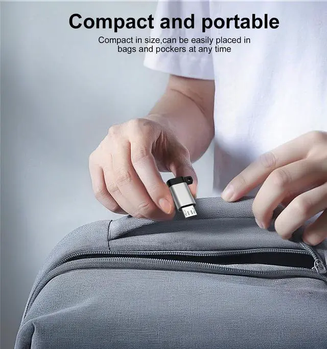 Alt view image 6 of 7 - USB C to Micro USB Adapter, 4-Pack Type C Female to Micro USB Male Convert Connector Support Charge Data Sync Compatible with Samsung Galaxy S7/S7 Edge/S6/S6 Edge/J3/J7/Note 6/5/LG G4/Nexus 4/5/6