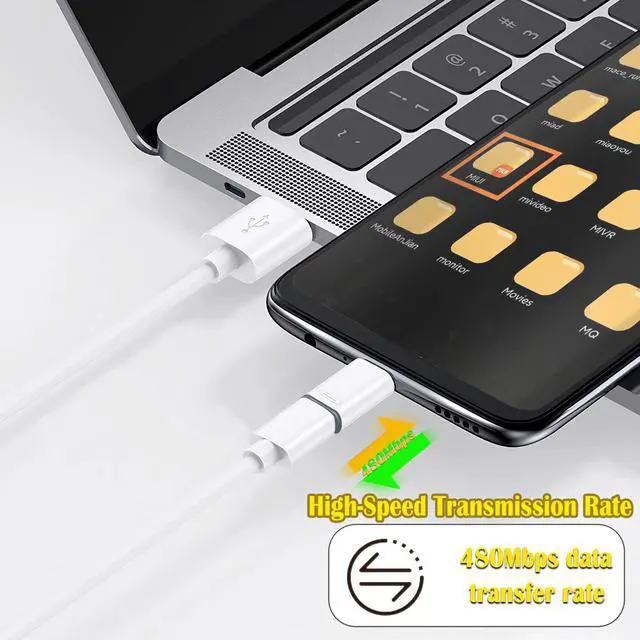 Alt view image 4 of 7 - 6 Pack Micro USB to USB-C Adapter, Type C Female to Micro USB Male Converter Connector, Supports Charging and Data Synchronization, Compatible with Samsung Galaxy S7/S7 Edge, Nexus 5/6