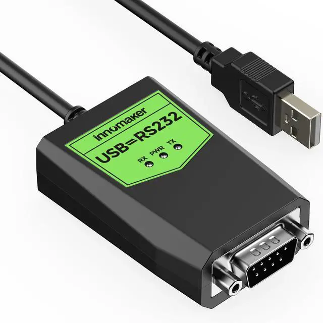 Main image of Industrial-Grade USB to Serial RS232 Adapter,USB to Male DB9, FTDI Chipset, ESD Protection,Signal&Power Isolation, Compatible Windows 11,10 XP, Mac Os,Android,Linux, Global Industrial Brand