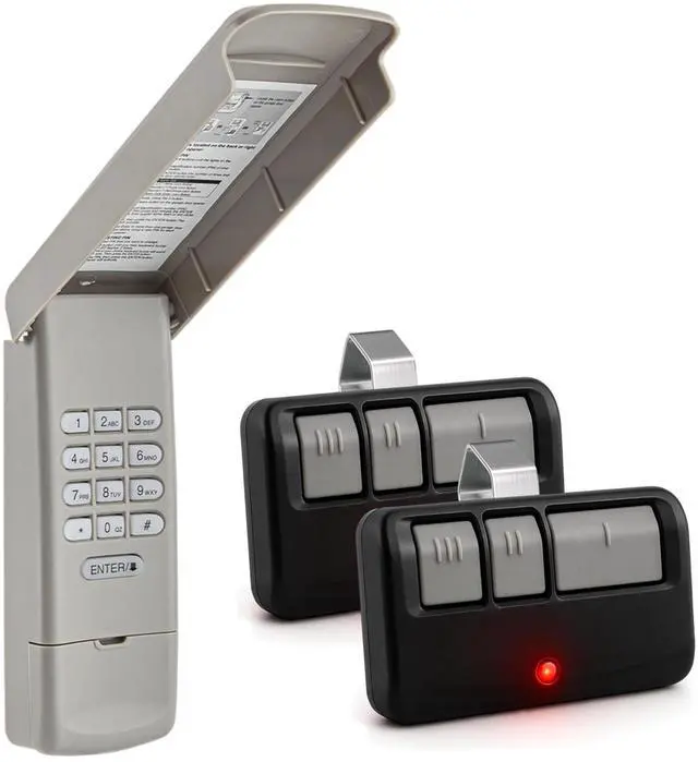 Main image of Door Keypad 877MAX with 2 Pack 893MAX Remotes, Compatible with LiftMaster Chamberlain Craftsman, Replace 877LM 878MAX 893LM 371LM 890MAX 373LM