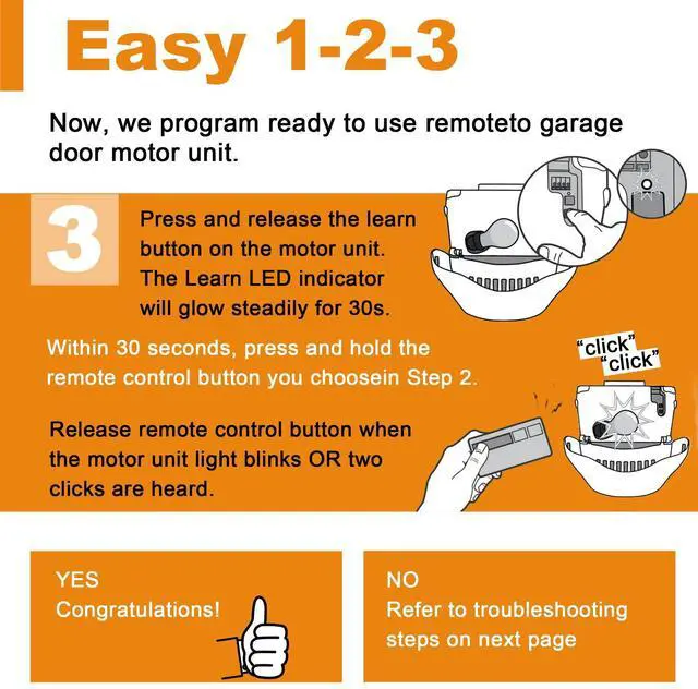 Alt view image 4 of 7 - Door Keypad 877MAX with 2 Pack 893MAX Remotes, Compatible with LiftMaster Chamberlain Craftsman, Replace 877LM 878MAX 893LM 371LM 890MAX 373LM