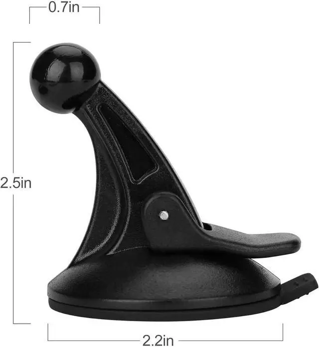 Alt view image 2 of 3 - GPS Windshield Mount Holder for Nuvi Drive Drivesmart Series with 17mm Swivel Ball Mounting Pattern, Suction Cup Mount2pcs
