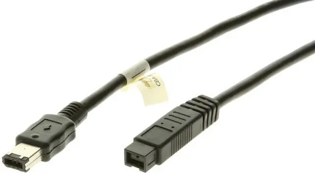 Main image of FireWire 800 to 400 Cable - 6ft - Connect 9-Pin to 6-Pin Devices for Seamless Data Transfer - Adapter for Cameras, Drives, Legacy Peripherals