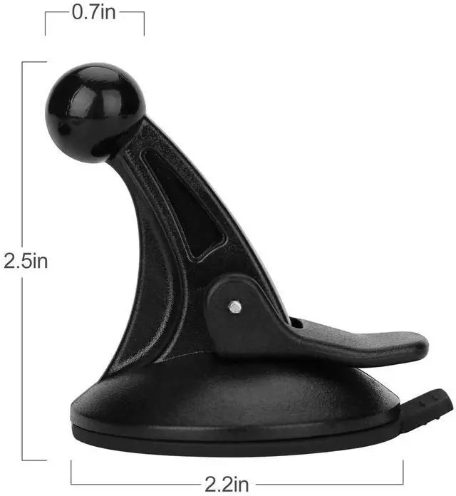 Alt view image 2 of 3 - GPS Windshield Mount Holder for Garmin Nuvi Drive Drivesmart Series with 17mm Swivel Ball Mounting Pattern, Suction Cup Mount