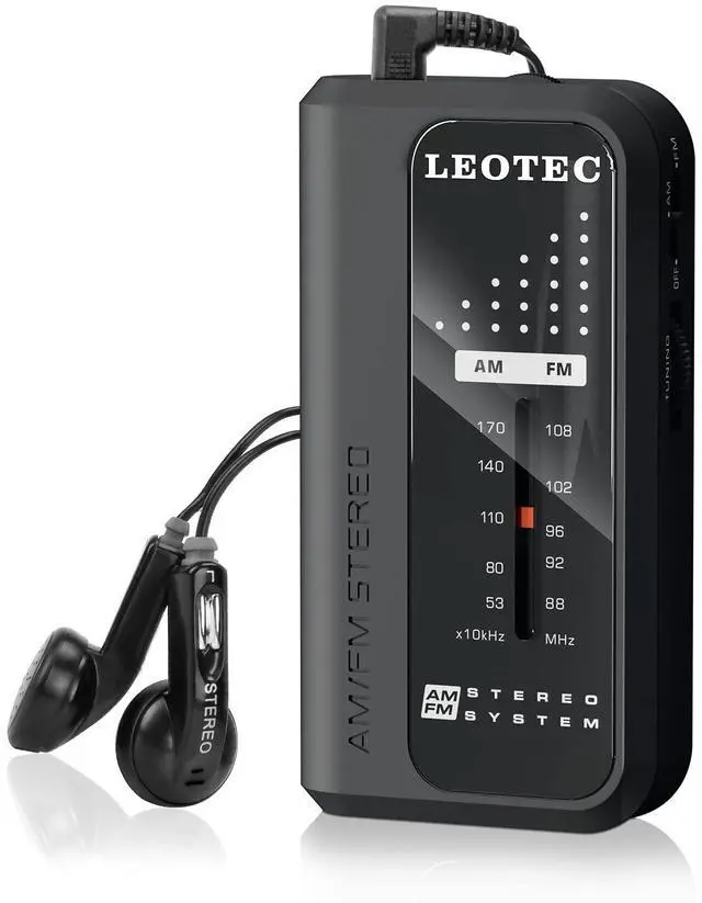 Main image of Small Pocket Radios, Battery Operated AM FM Radio, DBS Function Great Reception for Indoor, Outdoor & Emergency Use,Portable Transistor Radio with Earphone