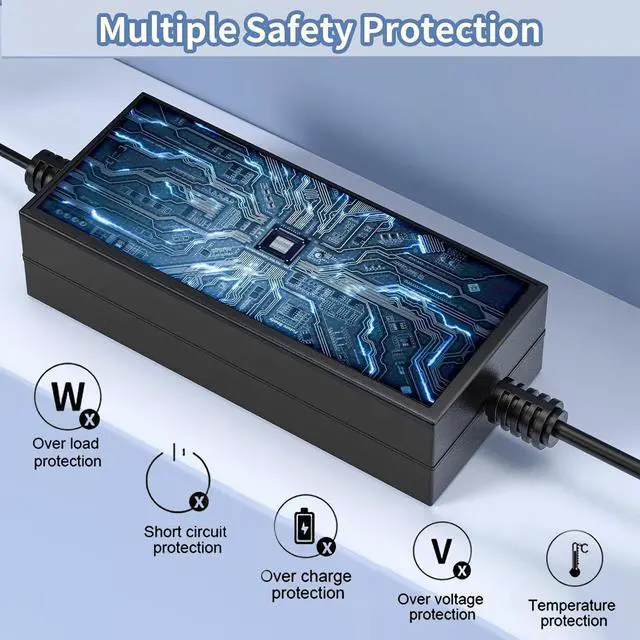Alt view image 4 of 4 - 12V 5A Power Supply Adapter, Security Camera Power Supply, CCTV Camera Power Adapter, 12Volt LED Driver 60W Adapter Transformer for Strip Lights, Surveillance Cameras, Wireless Router,ADSL Cats, CCTV