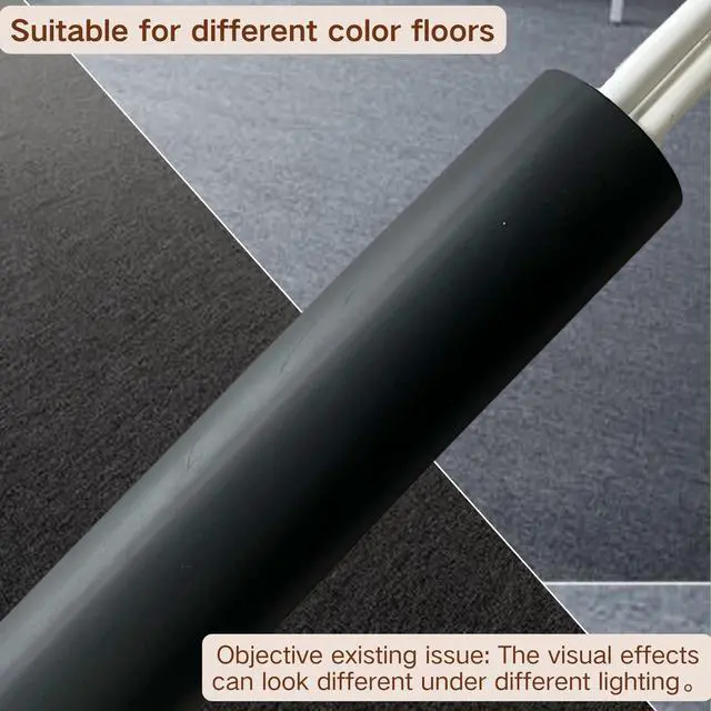 Alt view image 4 of 7 - 10ft Self Adhesive Floor Cord Cover,Cable Cavity:0.61" (W) x 0.32" (H),Heavy Duty Soft PVC Cable Protector and Extension Cord Hider,Cord Management System to Hide Wires on Floor,Black
