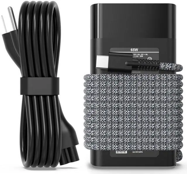 Main image of Charger Compatible with HP 65W 45W USB C Laptop, Envy x360/Elitebook x360/Spectre x360/OmniBook/Elite x2/Pavilion/Zbook/ProBook Type C Power Cord Ac Adapter