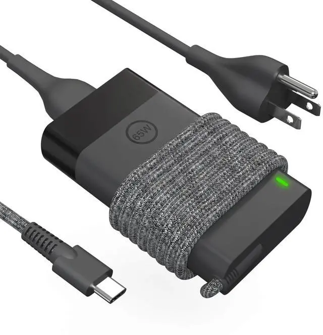 Main image of 65W USB C Laptop Charger Compatible with HP Envy X360 Elitebook X360 Spectre Chromebook Elite X2 Zbook Probook Pavilion Series Travel Fast Charging Type C Power Cord Ac Adapter