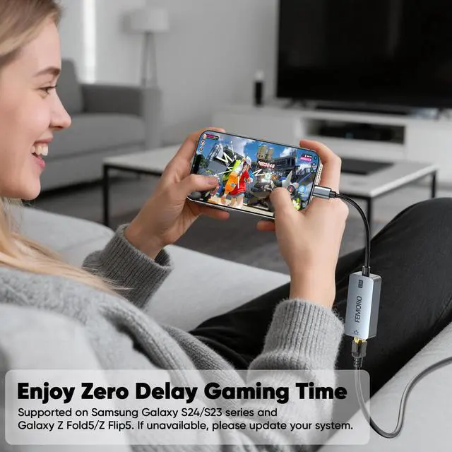 Alt view image 6 of 7 - USB C to Ethernet Adapter 2.5Gb, USBC to Cat 6 /Cat 6a, Type C (Thunderbolt 4/3 Compatible) to 2.5 Gigabit RJ45 for NAS iPad MacBook Pro/Air/Neo iPhone 17/16/15 Laptop Gaming Console and More