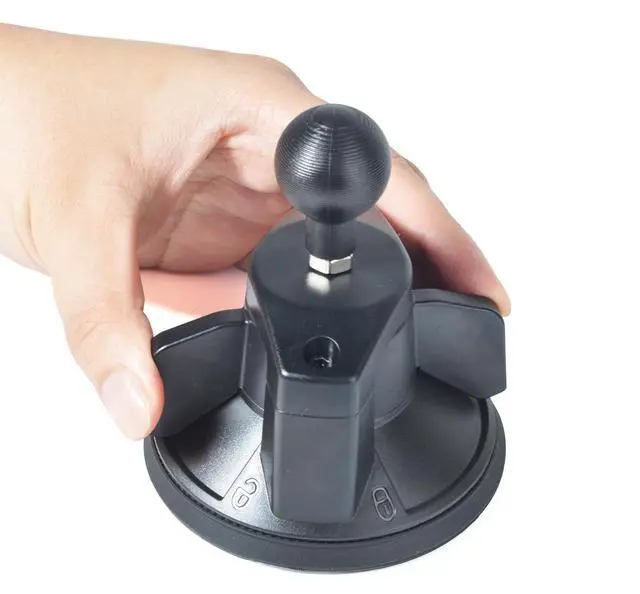 Alt view image 2 of 6 - Universal Car Phone Mount - 85mm (3.3") Heavy-Duty Sticky Gel Windshield/Dashboard Suction Cup with 25mm(1inch) Ball Compatible with RAM Mount B Size Double Socket Arm Phone Holder