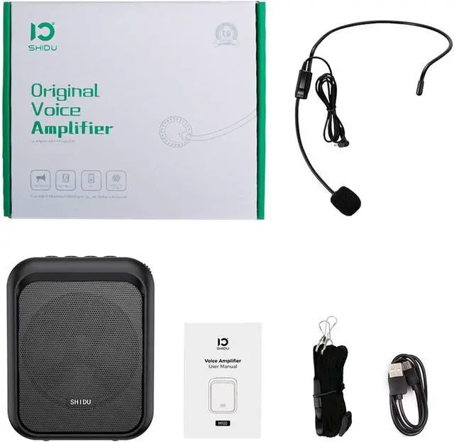 Alt view image 7 of 7 - Portable Mini Voice Amplifier for Teachers, Voice Amplifier with Wired Microphone Headset, Portable Meagaphone Speaker Mic for Teachers, Classroom
