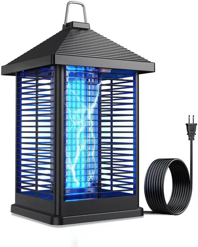 Main image of 4000V Electric Bug Zapper Outdoor Indoor with Auto Smart Light Sensor RATOGE Mosquito Zapper IPX4 Waterproof, Mosquito Killer, Insect Fly Trap Covers 2100 sq ft for Patio, Garage, Backyard, Porch