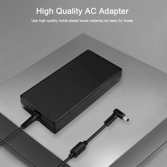 Alt view image 6 of 7 - 240W 200W Charger Compatible with MSI Katana 17 15 A15 A17 GS66 GF66 GF76 Pulse 17 16 AI GL76 GL66 Laptops Compatible with Gigabyte Gaming A16 PRO GA6DH Aero 16 OLED 2023 P6DF