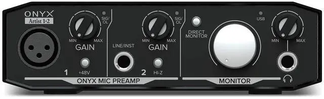 Main image of Audio Interface, Onyx Artist 1X2 USB Audio Interface (Onyx Artist 1-2)