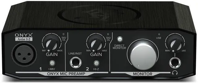 Alt view image 2 of 7 - Audio Interface, Onyx Artist 1X2 USB Audio Interface (Onyx Artist 1-2)