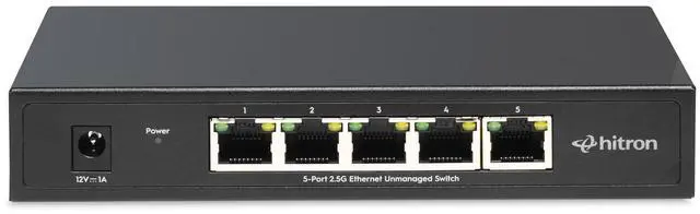 Main image of 5-Port 2.5G Multi-Gig Ethernet Switch (APEX2005), Unmanaged, Fanless Metal Housing, Silent Operation, Ideal for WiFi 6, Gaming, Streaming & Home Office Networks