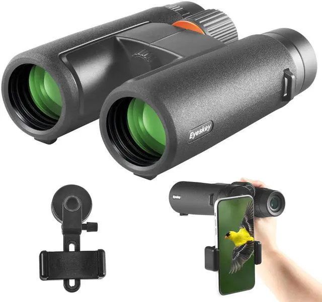 Main image of 10x42 HD Binoculars for Adults High Powered with Low Light Night Vision Lightweight Waterproof Binoculars with Smartphone Adapter for Hunting, Bird Watching, Stargazing & Outdoor Travel