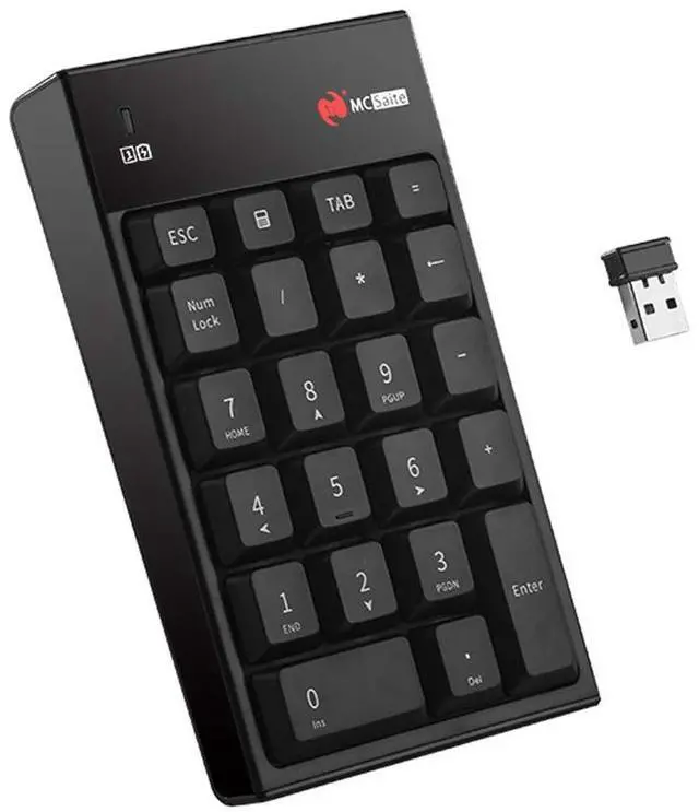 Alt view image 2 of 2 - Wireless Numeric Keypad, 2.4G, 22 Keys