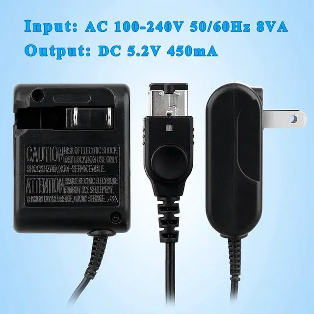 Alt view image 5 of 7 - US AC Home Wall Power Supply Charger Adapter Cable for Nintendo DS NDS GBA SP