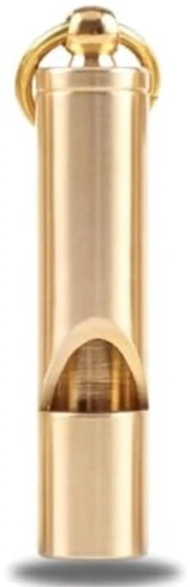 Main image of Loudest Brass Whistle The Original 2-Inch Premium Emergency Whistle 125db+ One Piece Outdoor Survival Whistle On Key-Chain or Hang Around Your Neck and Carry it Anywhere!